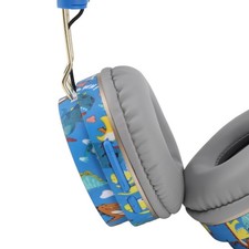 Cute Blue Dinosaur Headphones