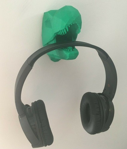 Headphone holder dinosaur wall - dinosaur,