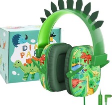 Kids Dinosaur Wired Headphones