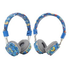 Cute Blue Dinosaur Headphones